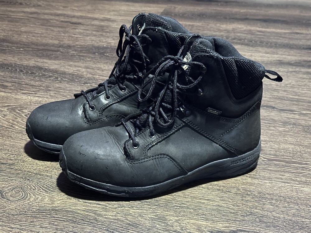 Red Wing Irish Setter Work Boots Mens Size 10 Black Waterproof Vibram Sole